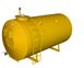 Резервуар для топлива горизонтальний наземний, 10 м3, односекционный, одностенный на ложементах, 4мм